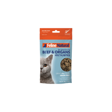 Load image into Gallery viewer, FELINE NATURAL Beef Healthy Bites Cat Treats