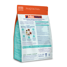 Load image into Gallery viewer, FELINE NATURAL Beef & Hoki Feast Freeze Dried Cat Food 800g