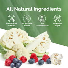 Load image into Gallery viewer, LOOPY PAWS Freeze-Dried Harvest Crunchy for Dogs - Cauliflower, Blueberry & Raspberry