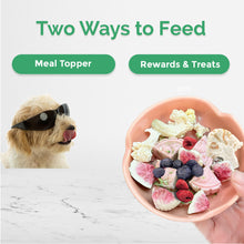 Load image into Gallery viewer, LOOPY PAWS Freeze-Dried Harvest Crunchy for Dogs - Cauliflower, Blueberry & Raspberry