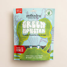 Load image into Gallery viewer, POLKADOG Green Monstah Crunchy Bones Treats for Dogs & Cats