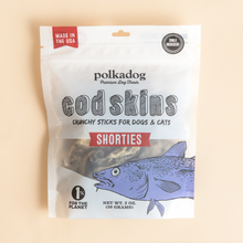 Load image into Gallery viewer, POLKADOG Cod Skin Shorties Crunchy Sticks for Dogs & Cats
