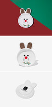 Load image into Gallery viewer, BRIDGE.DOG Christmas Bunny Dish - White