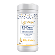 Load image into Gallery viewer, SWEDENCARE Lyxvara™ EZ-Derm Aloe & Oatmeal Cleansing Wipes (Pina Colada) for Dogs & Cats