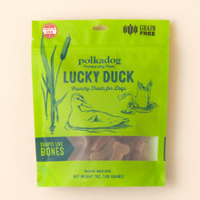 Load image into Gallery viewer, POLKADOG Lucky Duck Crunchy Bones Treats for Dogs
