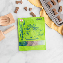 Load image into Gallery viewer, POLKADOG Lucky Duck Crunchy Bones Treats for Dogs