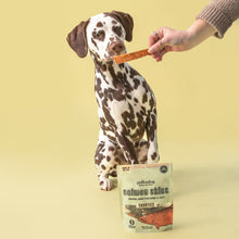 Load image into Gallery viewer, POLKADOG Salmon Skins Shorties Smoked Jerky for Dogs & Cats