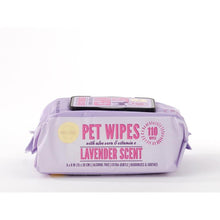 Load image into Gallery viewer, PRECIOUS TAILS Pet Grooming Wipes with Aloe Vitamin E 110pc