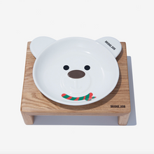 Load image into Gallery viewer, BRIDGE.DOG Christmas Bear Dish - White