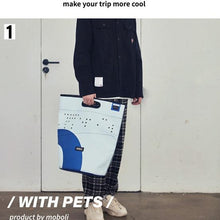 Load image into Gallery viewer, MOBOLI Waterproof Pet Carrier Bucket Bag Cat House