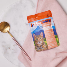 Load image into Gallery viewer, FELINE NATURAL Lamb & King Salmon Pouch for Cats