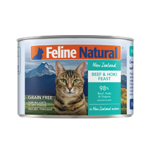 Load image into Gallery viewer, FELINE NATURAL Beef & Hoki Feast Can for Cats