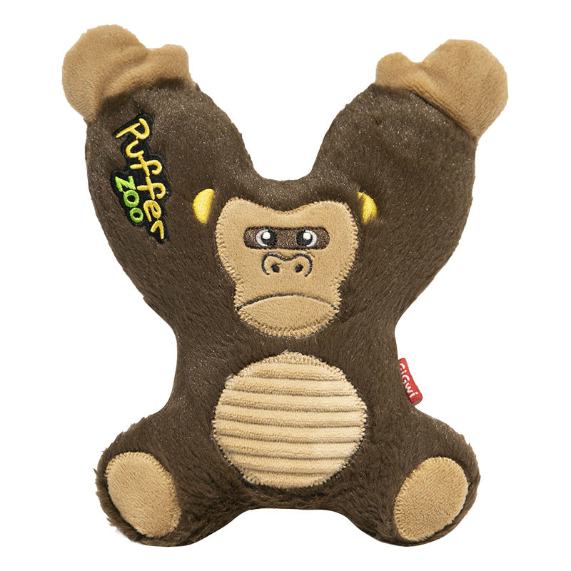 Squeaky gorilla 2024 dog toy