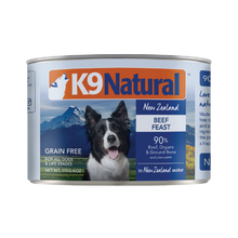 Load image into Gallery viewer, K9 NATURAL Beef Feast Dog Can