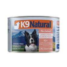 Load image into Gallery viewer, K9 NATURAL Lamb & King Salmon Feast Dog Can
