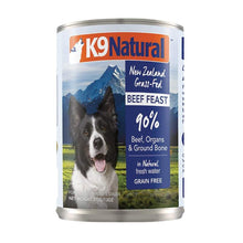 Load image into Gallery viewer, K9 NATURAL Beef Feast Dog Can