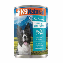 Load image into Gallery viewer, K9 NATURAL Hoki & Beef Feast Dog Can