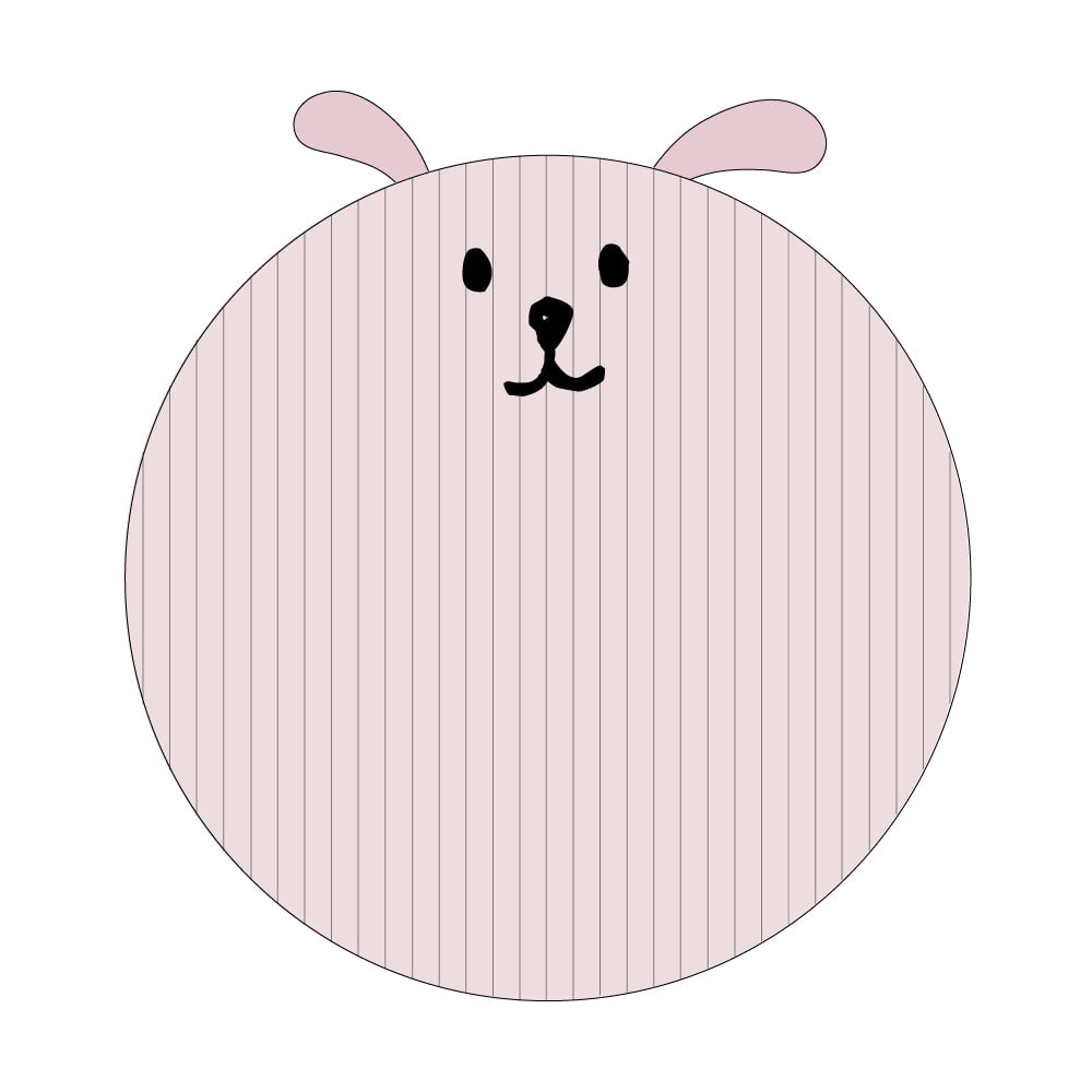 TAAFFE Hug-Me Fluffy Pillow (Pink / Ivory) main image 1