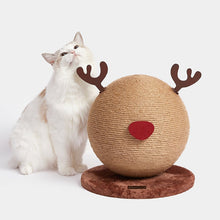 Load image into Gallery viewer, VETRESKA Reindeer Cat Scratcher Ball