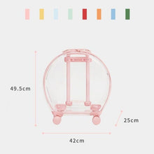 Load image into Gallery viewer, VETRESKA Bubble Luggage Pink Peach