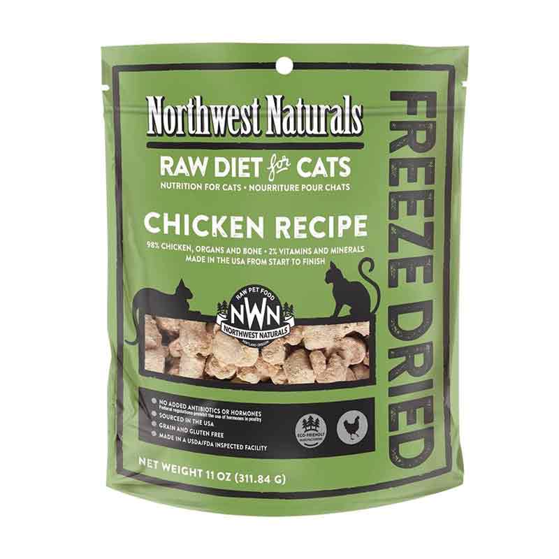 NORTHWEST NATURALS Freeze-dried Cat Chicken Nibbles 11 oz