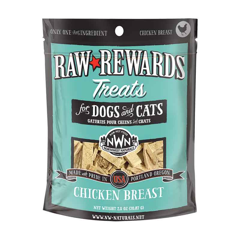 NORTHWEST NATURALS Freeze-dried Raw Chicken Breast Treats for Dogs & Cats