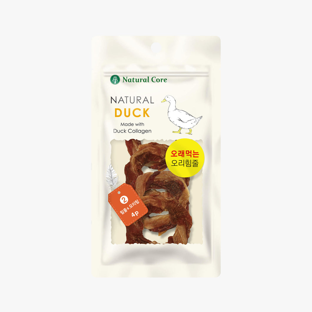 NATURAL CORE Dog Treat Natural Duck & Duck Tendon Ring