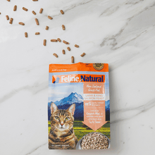 Load image into Gallery viewer, FELINE NATURAL Lamb &amp; Salmon Feast Raw Freeze Dried for Cats

