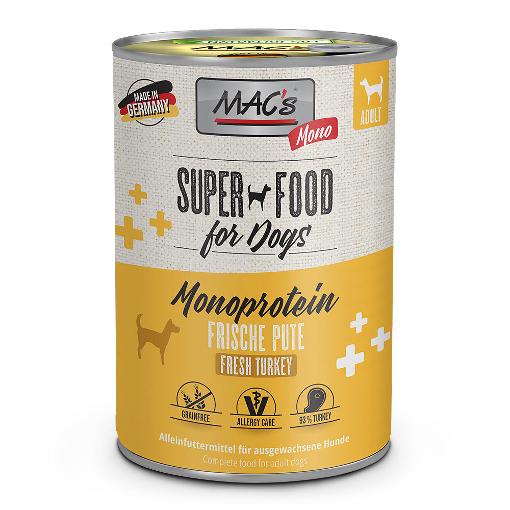 MAC'S Dog Wet Food - Turkey Pure 400g