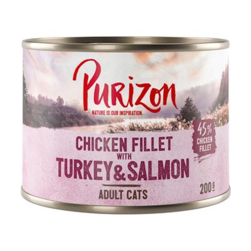 PURIZON Adult Cat Wet Food - Turkey Salmon