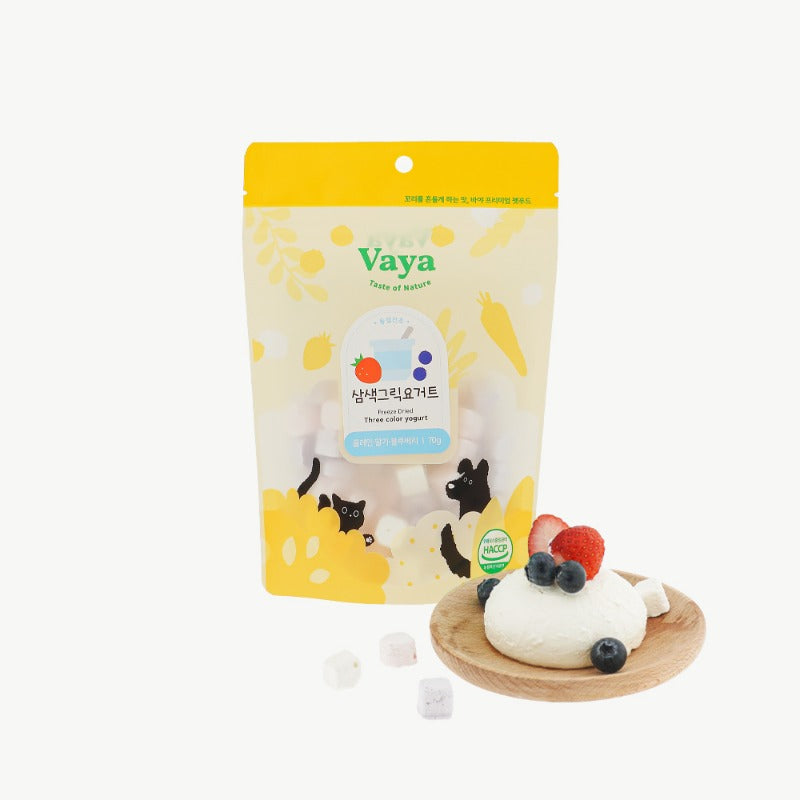 VAYA Freeze Dried Treat Tri-Color Yogurt