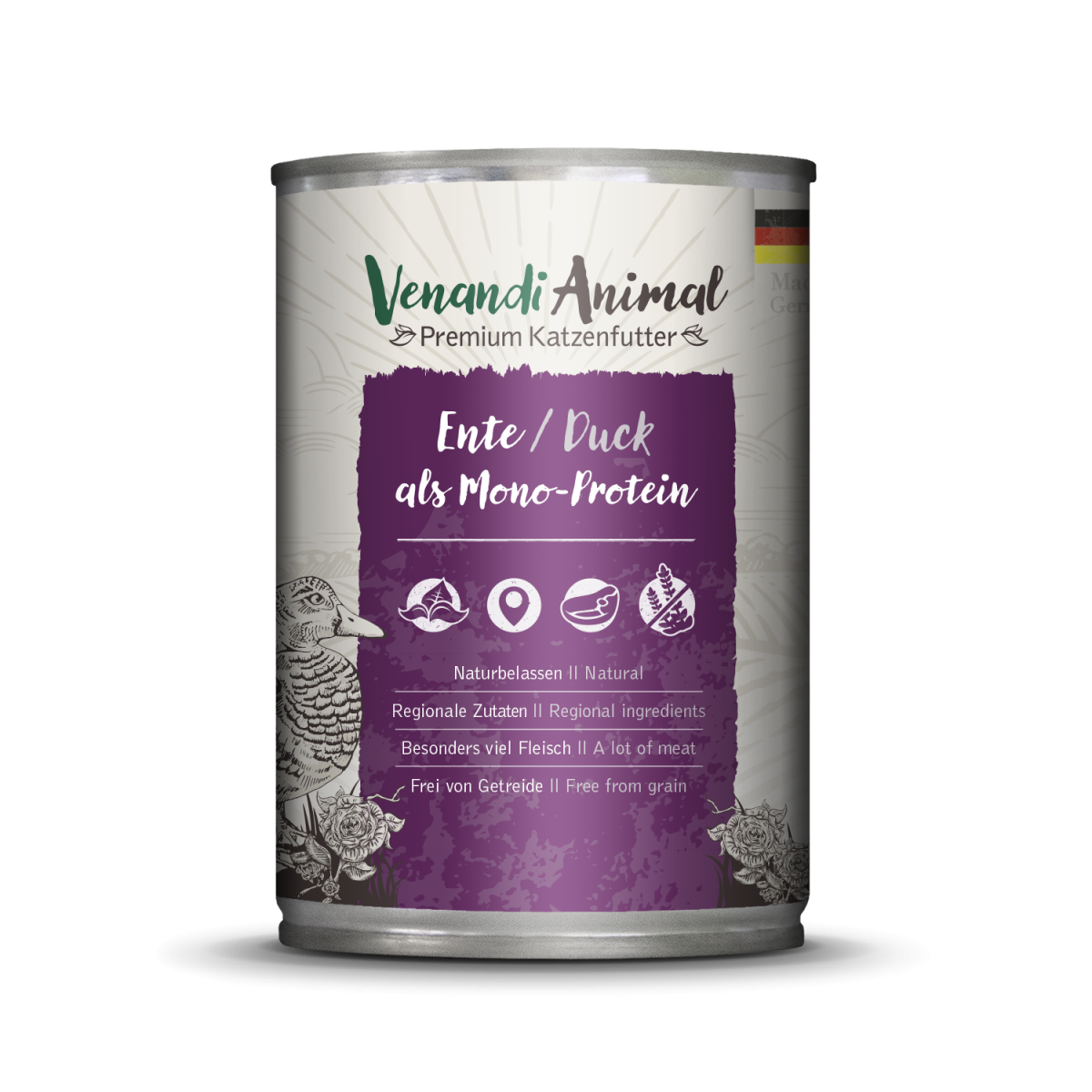 Venandi Animal Premium Kattenvoer, paardenvlees als proteïne, natvoer Venandi Animal Premium Kattenvoer, paardenvlees als proteïne, natvoer