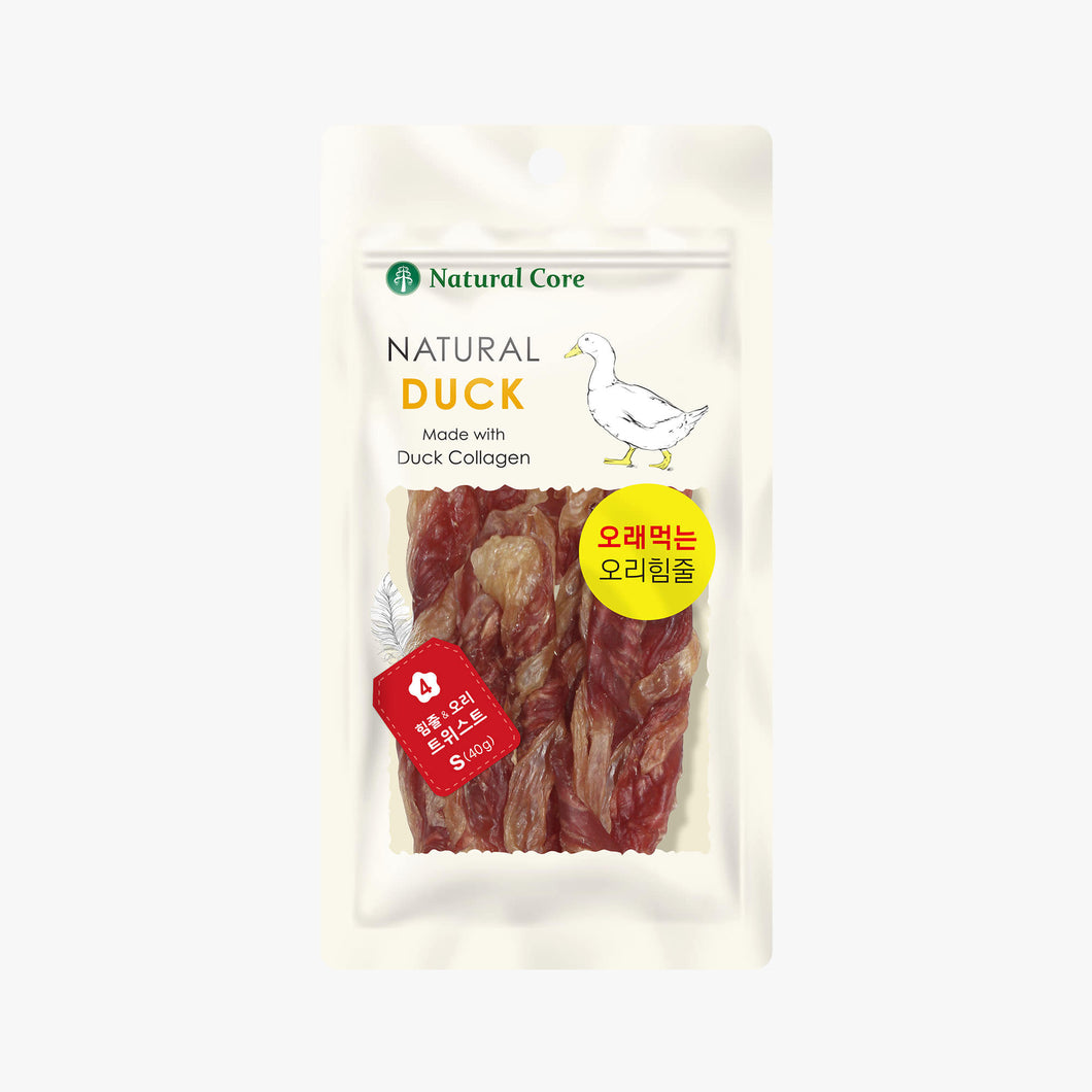 NATURAL CORE Dog Treat Duck Tendon & Duck Twist