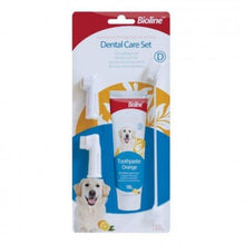 Load image into Gallery viewer, BIOLINE Toothpaste Toothbrush Dental Care Set for Pets
