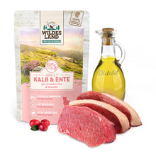 Load image into Gallery viewer, WILDES LAND Classic Adult Cat Wet Food - Veal &amp; Duck

