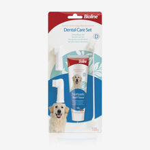 Load image into Gallery viewer, BIOLINE Toothpaste Toothbrush Dental Care Set for Pets
