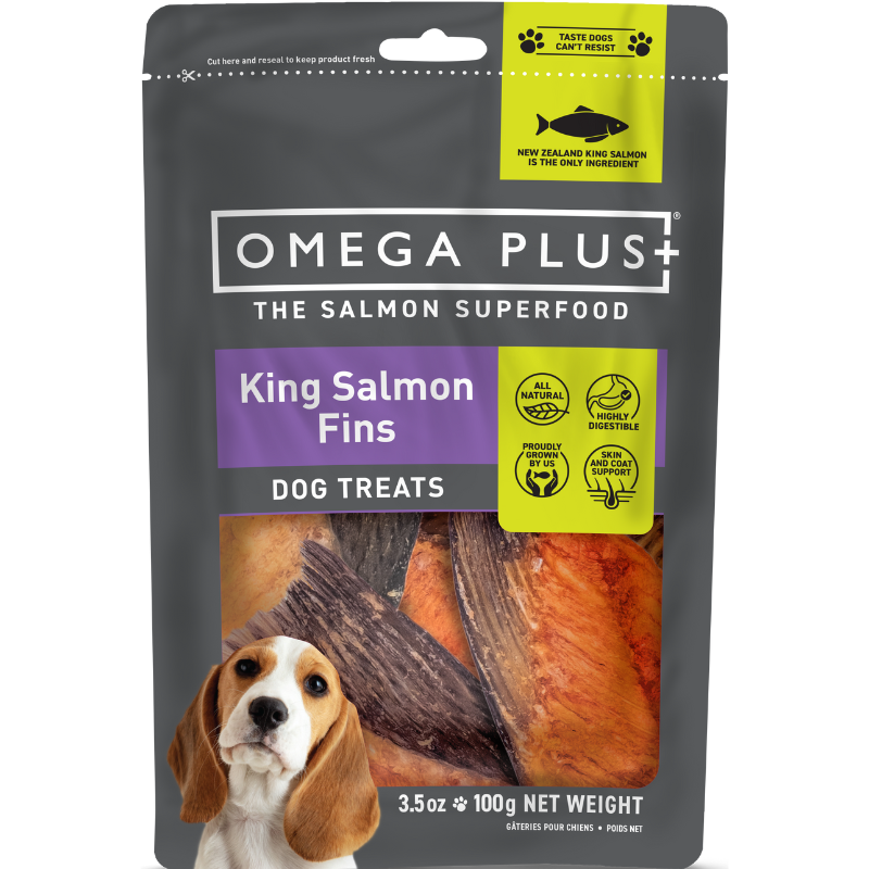 OMEGA PLUS🇳🇿 King Salmon Dog Treats New Zealand - King Salmon Fins