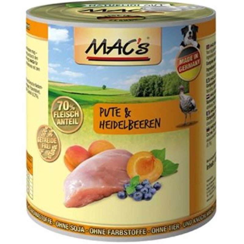 MAC'S Dog Wet Food - Turkey 400g/800g