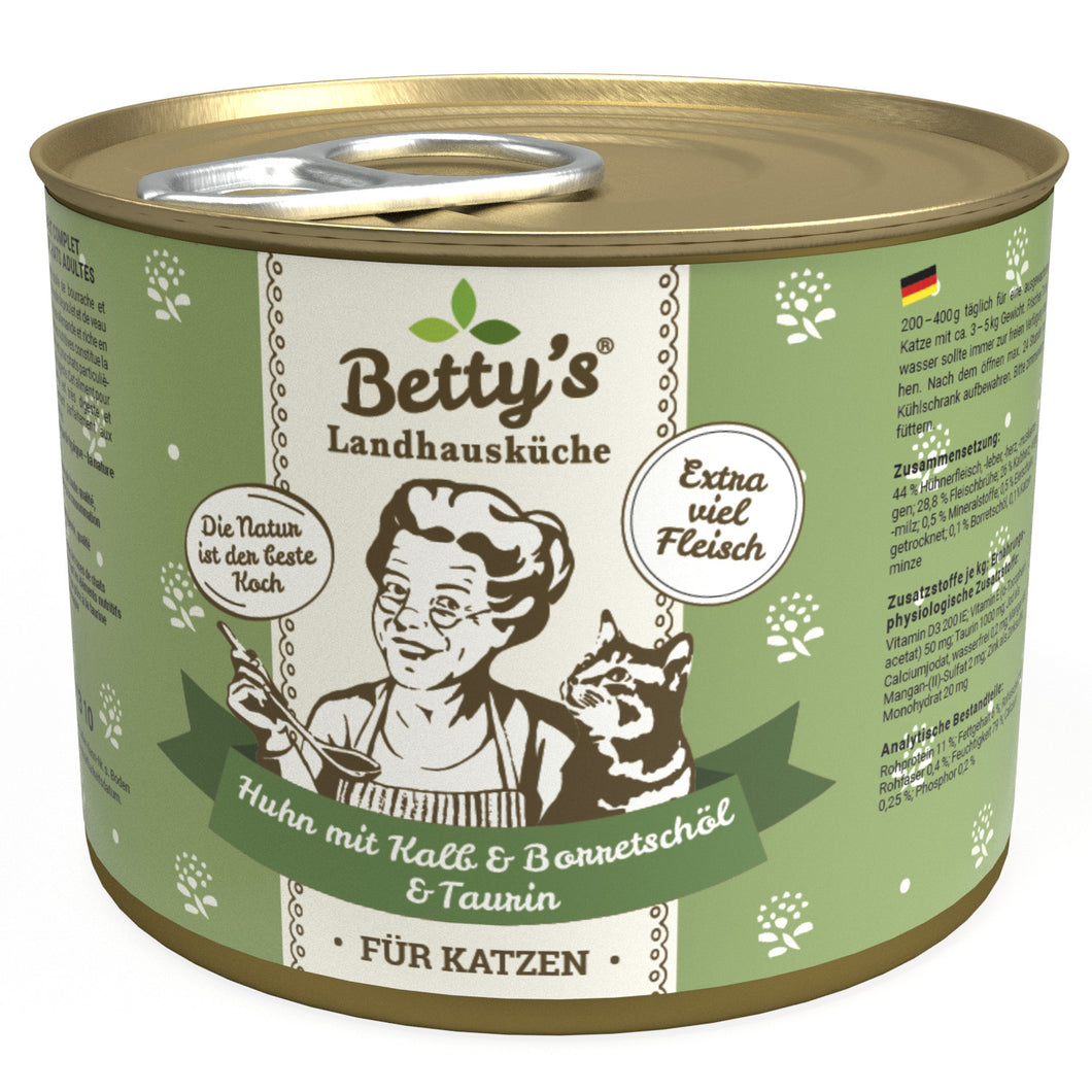 BOSWELIA BETTY'S Cat Wet Food 200g- Chicken & Veal