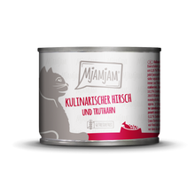 Load image into Gallery viewer, MJAMJAM Cat Wet Canned Food - Culinary Venison &amp; Turkey with Fresh Cranberries
