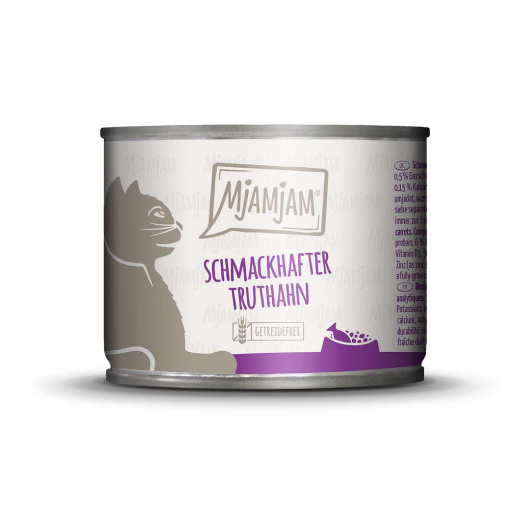 MJAMJAM Cat Wet Food - Tasty Turkey with Delicious Carrots