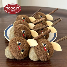 Load image into Gallery viewer, TOOCAT Silvervine Catnip Ball Cat Toy Brown Hazelnut

