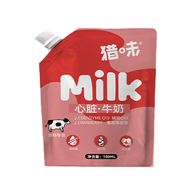 猎味 Lactose Free Pet Heart Milk Q10 Cranberry Milk