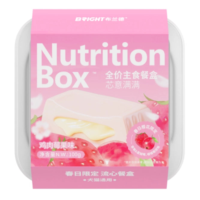 BRIGHT 布兰德 Cat Wet Food Chicken Strawberry Nutrition Box Spring Edition