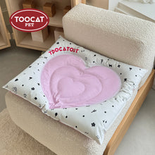 Load image into Gallery viewer, TOOCAT Pet Cooling Pad Heart Mat - Pink/Blue
