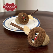 Load image into Gallery viewer, TOOCAT Silvervine Catnip Ball Cat Toy Brown Hazelnut
