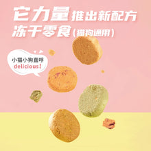 Load image into Gallery viewer, CUTE POWER 它力量 Freeze-dried Round Cake Pet Treat - 4 Flavors
