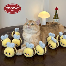 Load image into Gallery viewer, TOOCAT Silvervine Cat Toy Yellow Bee
