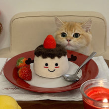 Load image into Gallery viewer, TOOCAT Silvervine Cat Toy Strawberry Cake
