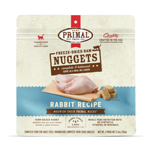 Load image into Gallery viewer, PRIMAL Cat Raw Freeze-dried Nuggets - Rabbit 5.5 oz
